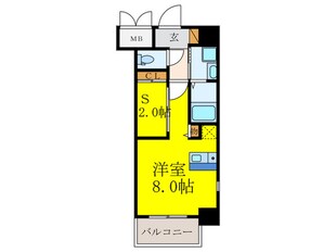 ONLY ONE 江坂の物件間取画像